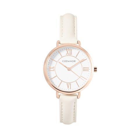 Montre Codhor Lena Blanc - Montres Femme | Histoire d’Or