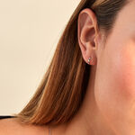 Cr&eacute;ole Unitaire Ashton Or Blanc - Boucles d'oreilles cr&eacute;oles Homme | Histoire d&rsquo;Or