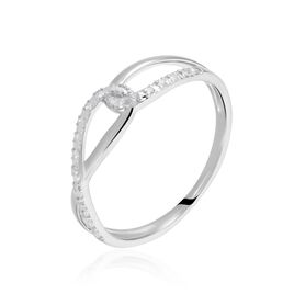 Bague Osanna Or Blanc Diamants - Bagues avec pierre Femme | Histoire d’Or