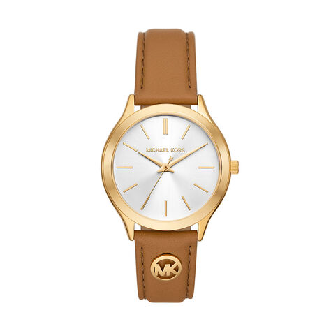 Montre Michael Kors Slim Runway Blanc - Montres Femme | Histoire d&rsquo;Or