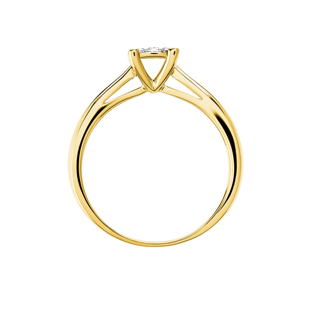 Bague Solitaire Artemis Or Jaune Diamant - Bagues solitaires Femme | Histoire d’Or