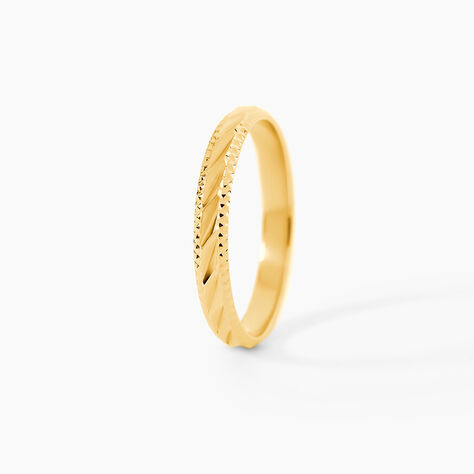 Alliance Facetee Or Jaune - Alliances 18 carats Unisex | Histoire d&rsquo;Or
