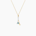 Collier Madli Or Bicolore Topaze - Colliers Femme | Histoire d&rsquo;Or