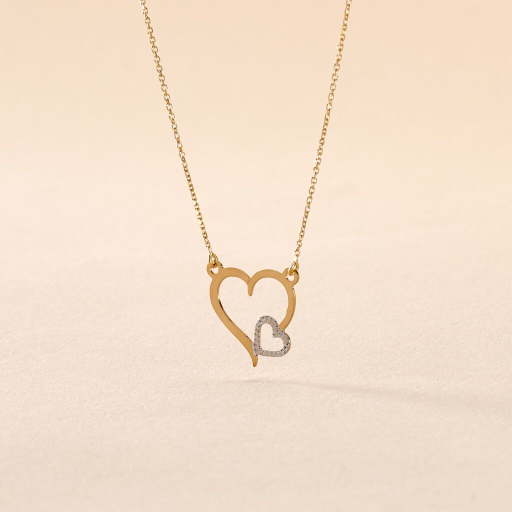 Collier Estello Or Bicolore - F&ecirc;te des m&egrave;res Femme | Histoire d&rsquo;Or