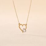 Collier Estello Or Bicolore - F&ecirc;te des m&egrave;res Femme | Histoire d&rsquo;Or