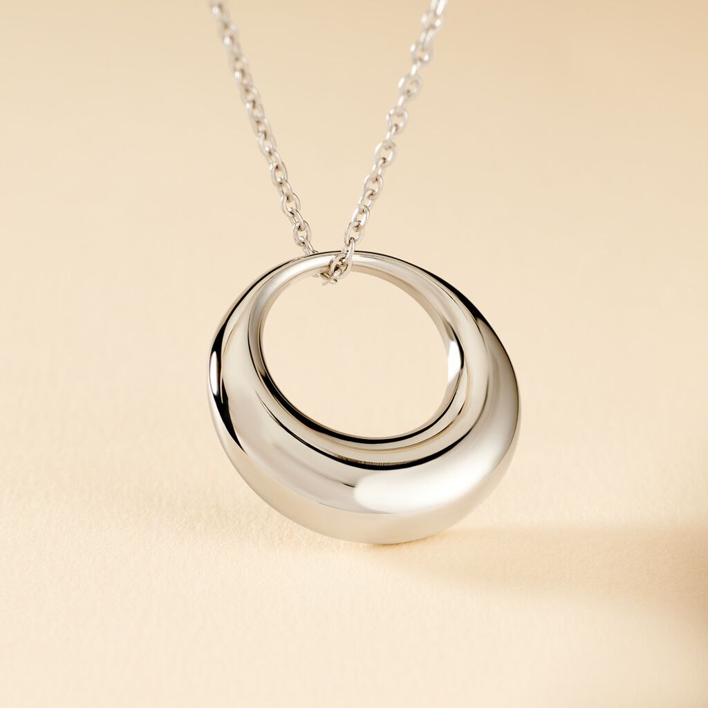 Collier Creolia Acier Blanc - Colliers fantaisie Femme | Histoire d’Or