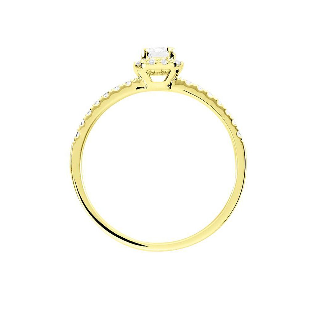 Bague Solitaire Barbara Or Jaune Diamant - Bagues solitaires Femme | Histoire d’Or