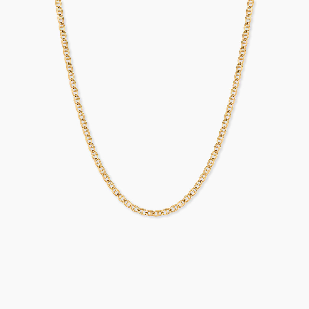 Collier Or Jaune Capucin Maille Marine - Chaines Femme | Histoire d’Or