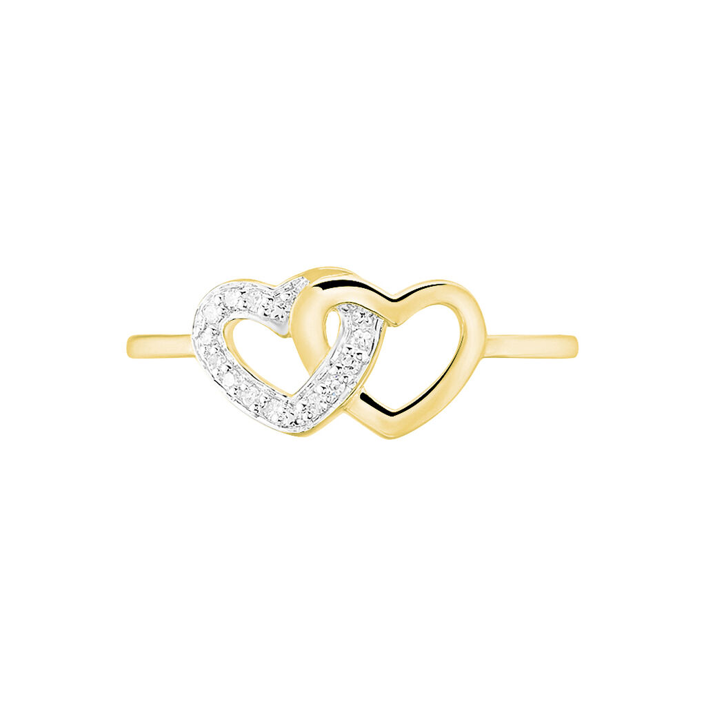 Bague Wydad Or Jaune Diamant - Bagues avec pierre Femme | Histoire d’Or