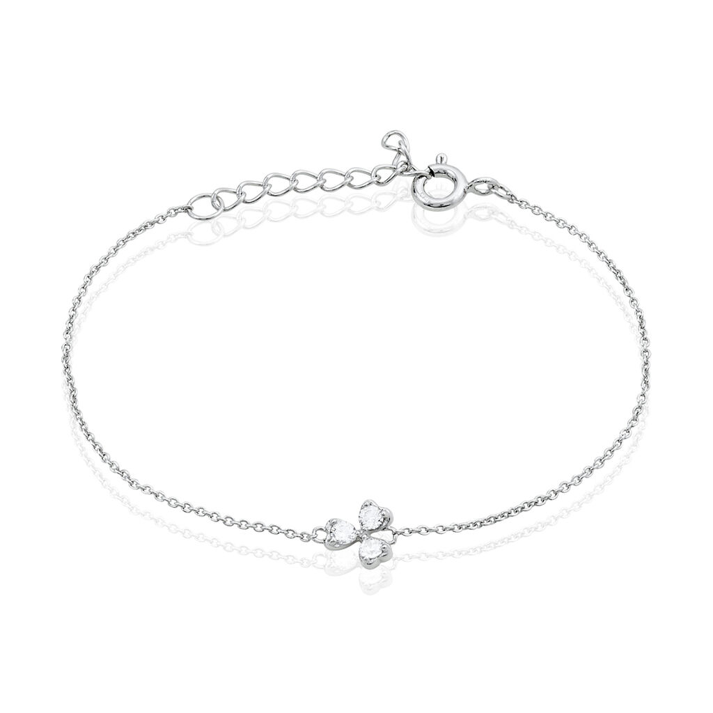 Bracelet Paesie Argent Blanc Oxyde De Zirconium