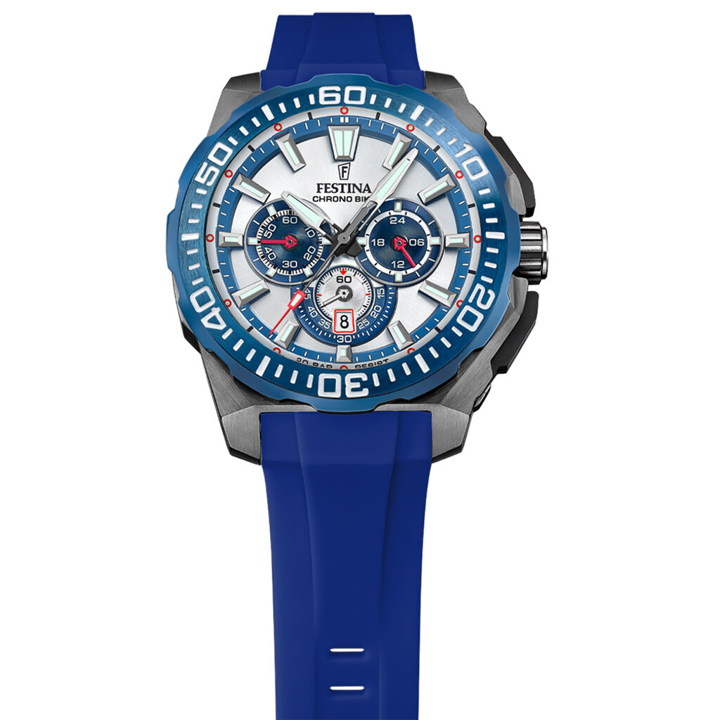 Montre Festina Chrono Bike 3 Argenté - Nouveautés Homme | Histoire d’Or