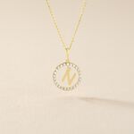 Pendentif Gabe Or Jaune Oxyde De Zirconium - Pendentifs Femme | Histoire d&rsquo;Or