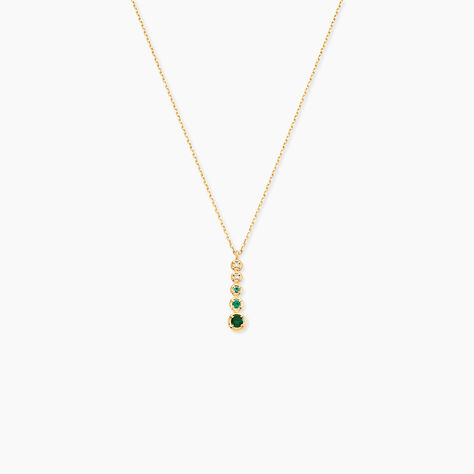 Collier Josephine Or Jaune Emeraude - Colliers Femme | Histoire d&rsquo;Or