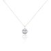 Collier Or Blanc Adil Oxyde De Zirconium - Colliers Femme | Histoire d’Or