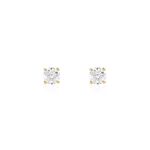 Boucles D'oreilles Puces Or Jaune Aphrodite Diamants - Clous d'oreilles Femme | Histoire d&rsquo;Or