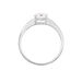 Solitaire Abriel Or Blanc Oxyde De Zirconium - Bagues solitaires Femme | Histoire d’Or