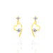Boucles D'oreilles Pendantes Romance Or Jaune Oxyde De Zirconium - Boucles d'oreilles pendantes Femme | Histoire d’Or