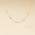 Collier Elea Argent Rose - Colliers fantaisie Femme | Histoire d&rsquo;Or