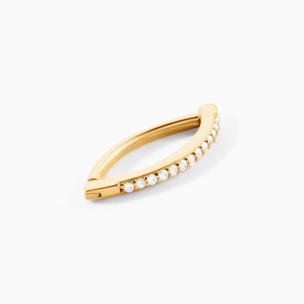Piercing Naamah Or Jaune Oxyde De Zirconium - Id&eacute;es cadeaux Femme | Histoire d&rsquo;Or