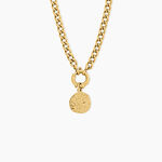 Collier Amaelle Acier Jaune - Sautoirs Femme | Histoire d&rsquo;Or