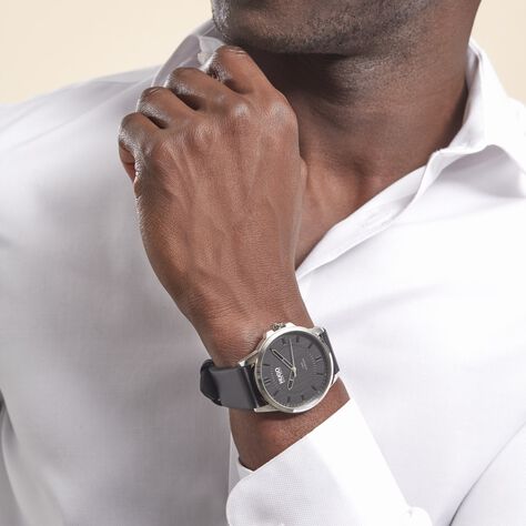 Montre Hugo First Noir - Montres Homme | Histoire d’Or