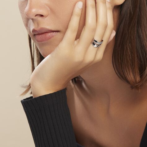 Bague Or Blanc Kristiina Diamants - Bagues avec pierre Femme | Histoire d’Or