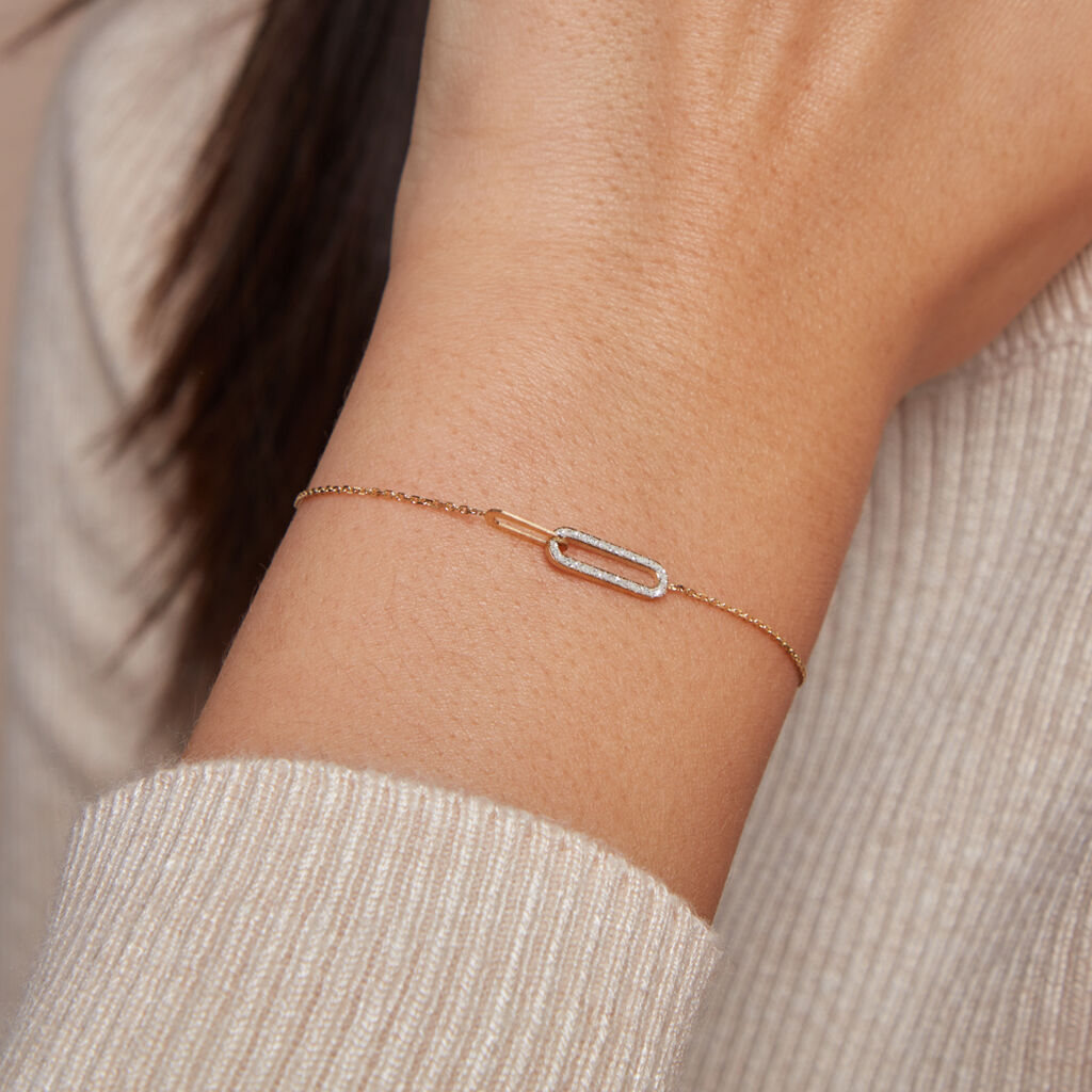 Bracelet Link Or Jaune - Bracelets Femme | Histoire d’Or