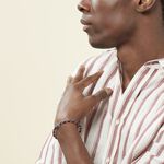 Bracelet Axel Acier Blanc - Bracelets Homme | Histoire d&rsquo;Or