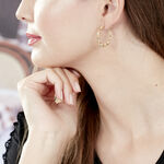 Cr&eacute;oles Falbala Or Jaune - Boucles d'oreilles cr&eacute;oles Femme | Histoire d&rsquo;Or