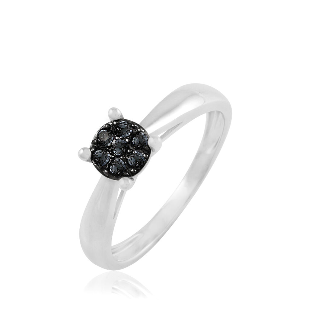 Bague Solitaire Collection Grace Or Blanc Diamant - Bagues solitaires Femme | Histoire d&rsquo;Or