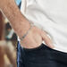 Bracelet Clement Acier Blanc Oxyde De Zirconium - Bracelets fantaisie Homme | Histoire d’Or