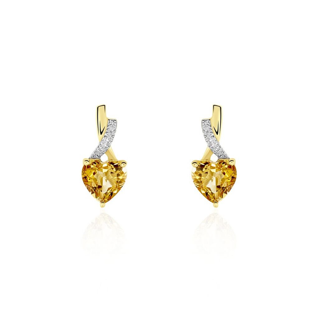 Boucles D'oreilles Puces Or Jaune Clothilde - Clous d'oreilles Femme | Histoire d&rsquo;Or