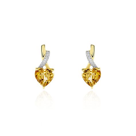 Boucles D'oreilles Puces Or Jaune Clothilde - Clous d'oreilles Femme | Histoire d&rsquo;Or