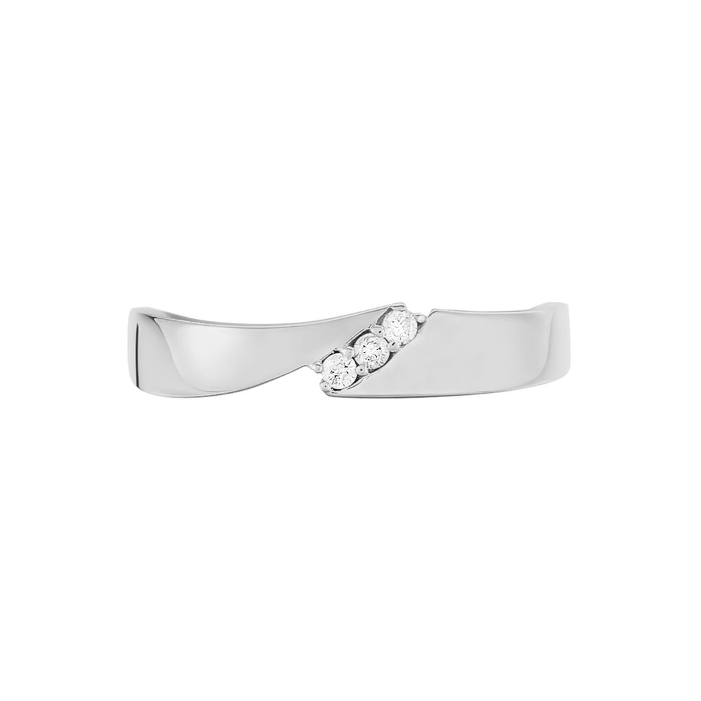 Bague Daphne Or Blanc Diamant - Bagues avec pierre Femme | Histoire d’Or