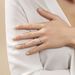 Bague Barbara Or Blanc Diamant - Bagues avec pierre Femme | Histoire d’Or