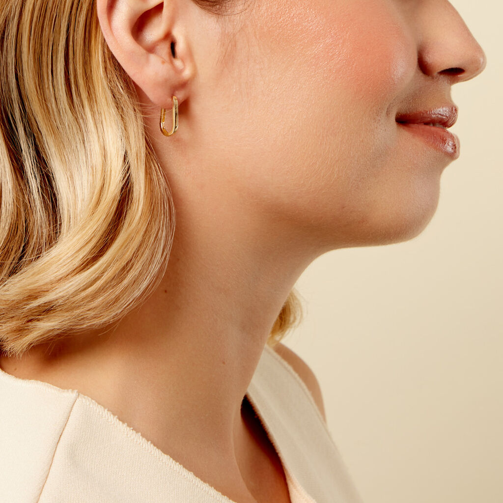 Créoles Menelaus Or Jaune - Boucles d'oreilles créoles Femme | Histoire d’Or