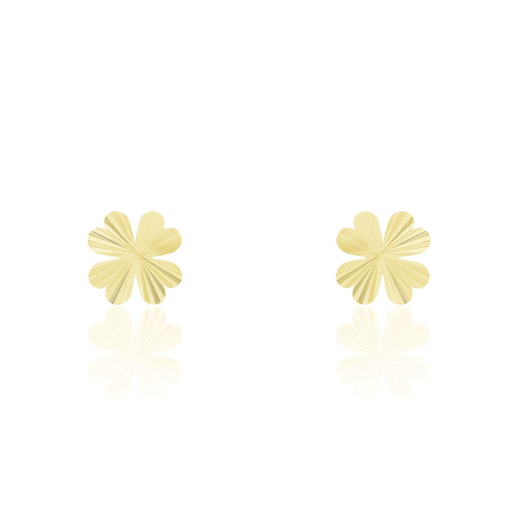 Boucles D'oreilles Puces Dag Or Jaune - Clous d'oreilles Femme | Histoire d’Or