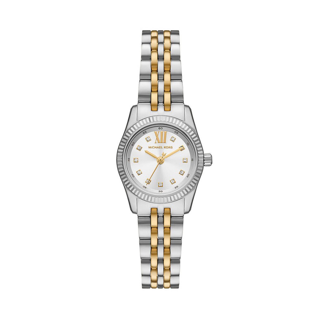 Montre Michael Kors Petite Lexington Blanc - Montres Femme | Histoire d&rsquo;Or