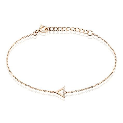 Bracelet Lorena Argent Rose Oxyde De Zirconium - Bracelets Femme | Histoire d’Or