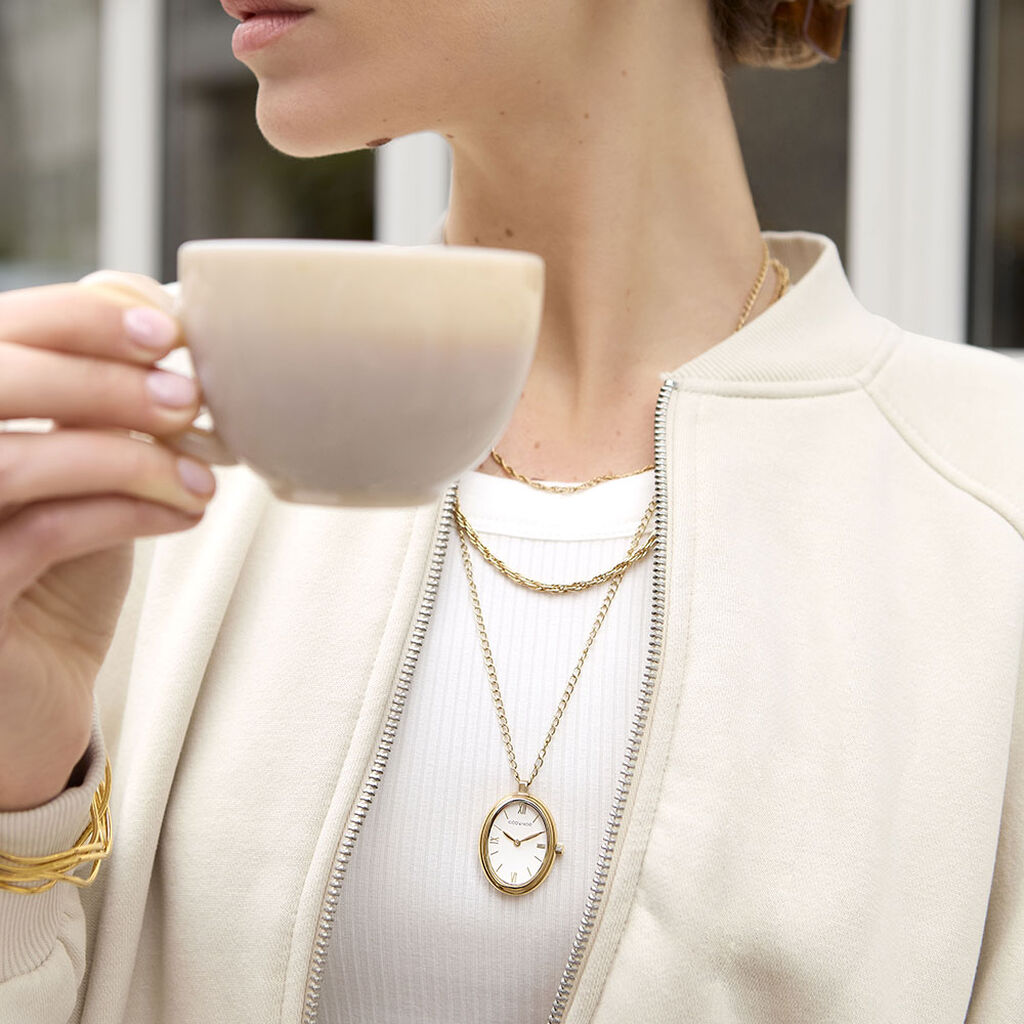 Montre Codhor Collier Astra Blanc - Montres Femme | Histoire d’Or