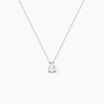 Collier Carolyn Argent Blanc Oxyde De Zirconium - Colliers fantaisie Femme | Histoire d&rsquo;Or