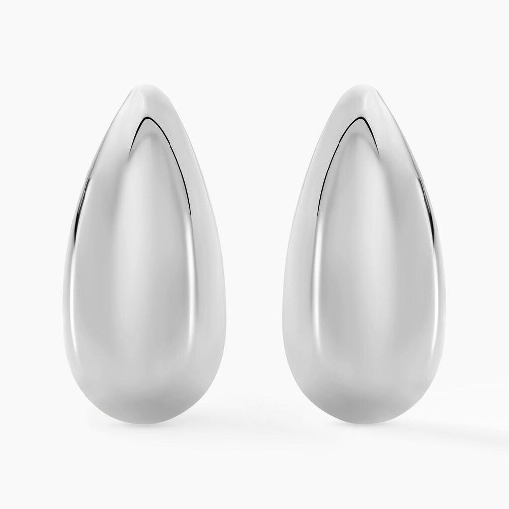 Boucles D'oreilles Puces Cloelie Argent Argenté - Boucles d'oreilles fantaisie Femme | Histoire d’Or