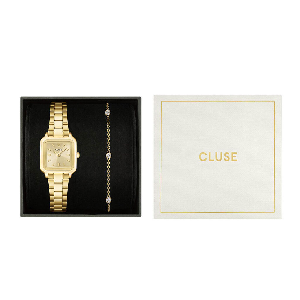 Coffret De Montre Cluse Gracieuse Mini Champagne - Montres Coffrets Femme | Histoire d&rsquo;Or