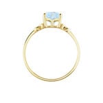 Bague Ashvin Or Jaune Topaze Et Oxyde - Bagues solitaires Femme | Histoire d&rsquo;Or