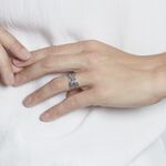 Bague Or Blanc Mauraine Saphirs - Bagues avec pierre Femme | Histoire d&rsquo;Or