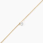 Bracelet Delma Plaqu&eacute; Or Jaune Oxyde De Zirconium - Bracelets Femme | Histoire d&rsquo;Or