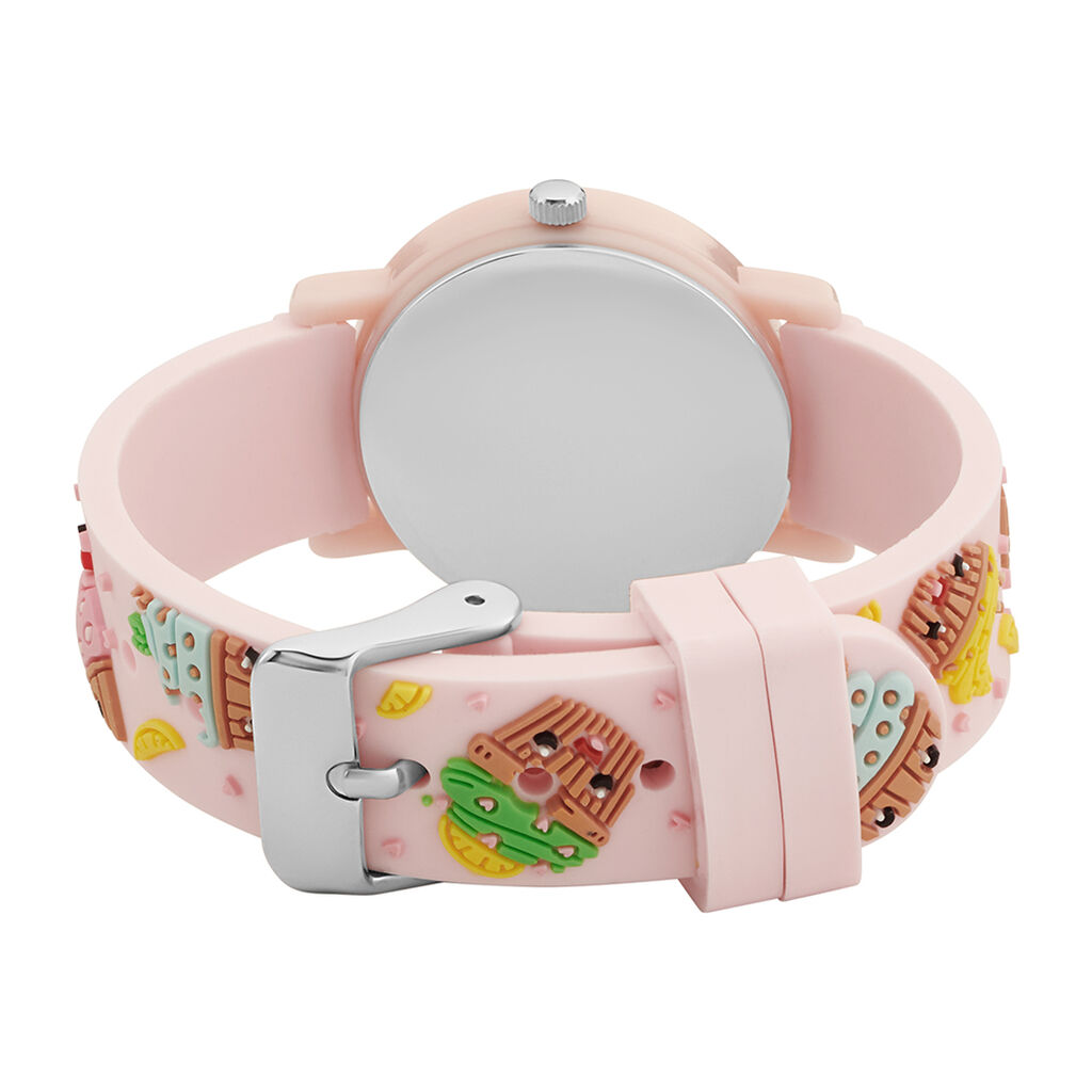Montre Upp Tikky Muffin P&ecirc;che - Montres Enfant | Histoire d&rsquo;Or