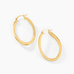 Cr&eacute;oles Silla Argent Dor&eacute; A L'Or 750/1000 - Boucles d'oreilles cr&eacute;oles Femme | Histoire d&rsquo;Or