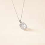 Collier Adrienne Or Blanc Oxyde De Zirconium - Colliers Femme | Histoire d&rsquo;Or