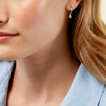 Cr&eacute;oles Ond&eacute;e Or Jaune Amazonite - Boucles d'oreilles cr&eacute;oles Femme | Histoire d&rsquo;Or